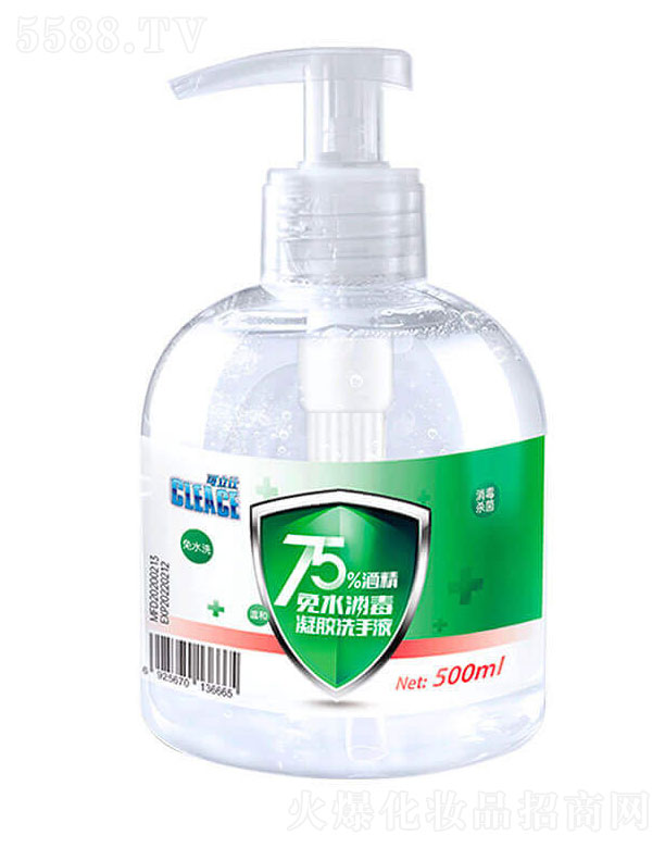���K���V�ջ����F(tu��n)�ɷ����޹�˾�������ˣ�CLEACE)75%�ƾ���ˮϴ��Һ500ml