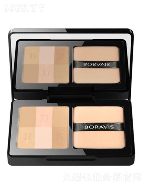 柏蕊詩六宮格霧緞粉餅 11g多色混搭均衡不同膚色